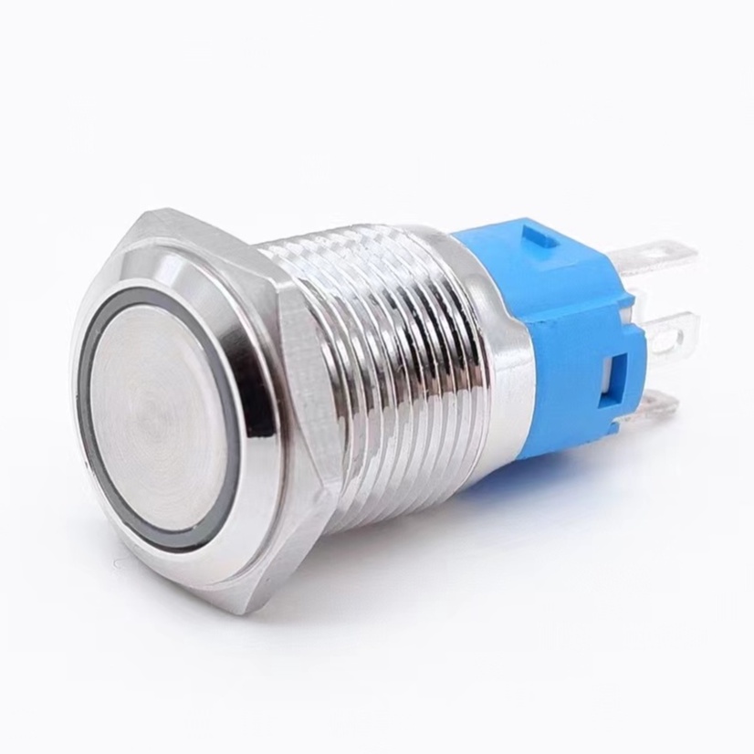Công Tắc Nhấn Công Tắc Đèn LED 16mm 24V 36V 48V 110-220V