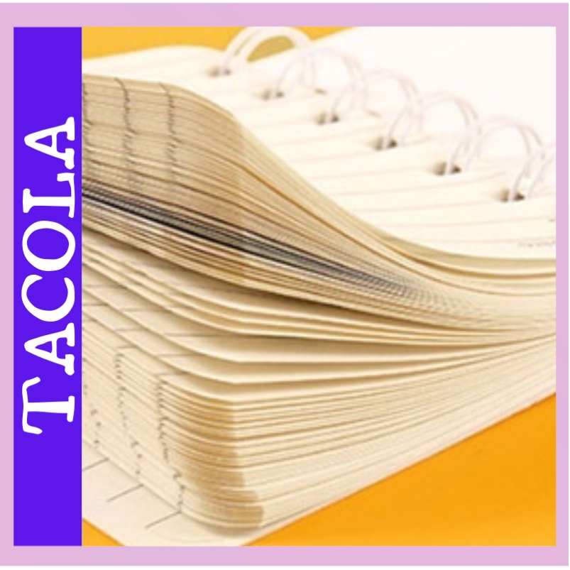 SỔ LÒ XO A7 TACOLA SỔ TAY MINI NHIỀU HÌNH DỄ THƯƠNG ST07