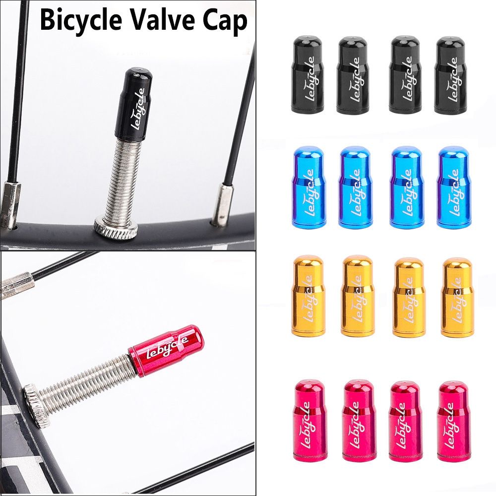Nắp Van Bánh Xe Đạp MTB Bằng Hợp Kim Nhôm Chống Bụi 4 Màu Sắc
