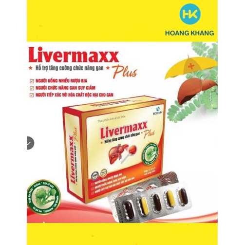 LIVERMAXX PLUS Hỗ trợ bảo vệ và giải độc gan