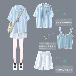 Set trang phục ulzzang picnic hàn quốc trẻ trung