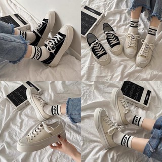 Giày sneakers ulzzang phong cách Hàn Quốc form basic