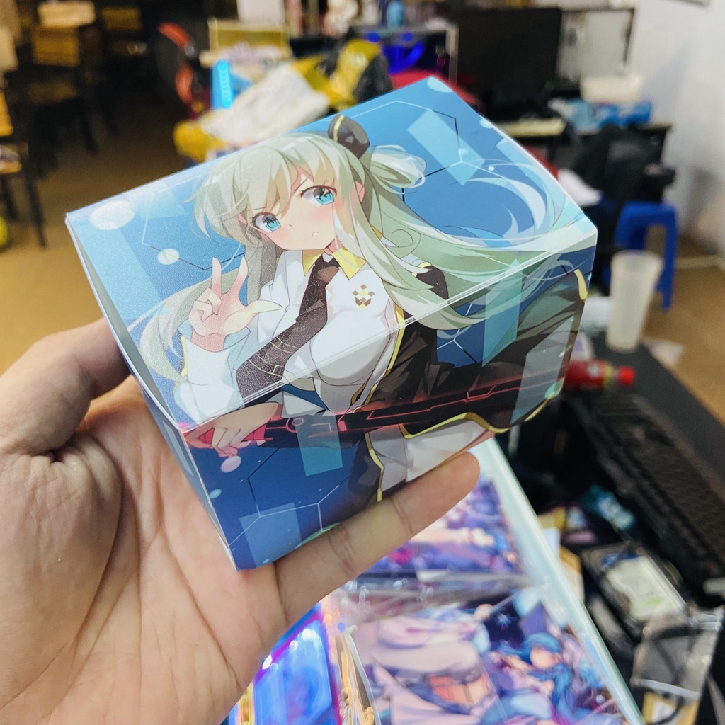 Hộp Đựng Thẻ Bài Card GameYugioh, Vanguard, MTG, Pokemon Hình Sky Striker Kích Cỡ 100+