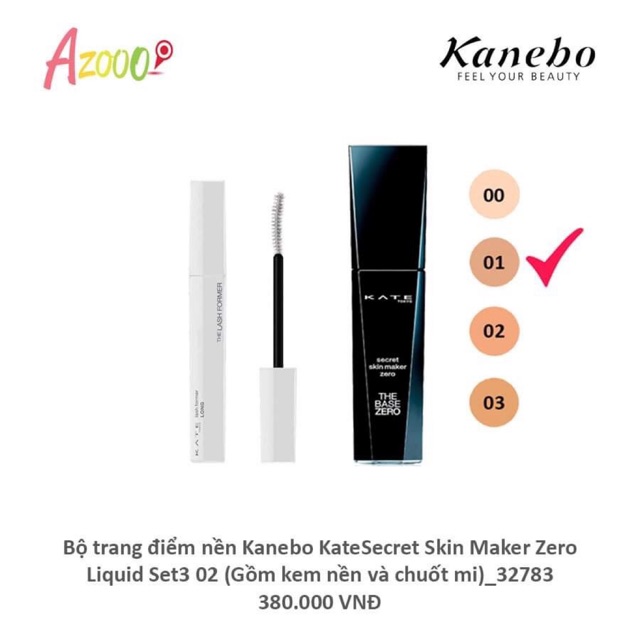 Bộ trang điểm kanebo