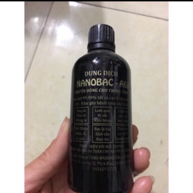 Chế phẩm nano bạc- lọ 100ml