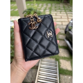 Ví gập Chane.l Vip Gift 3 ngăn