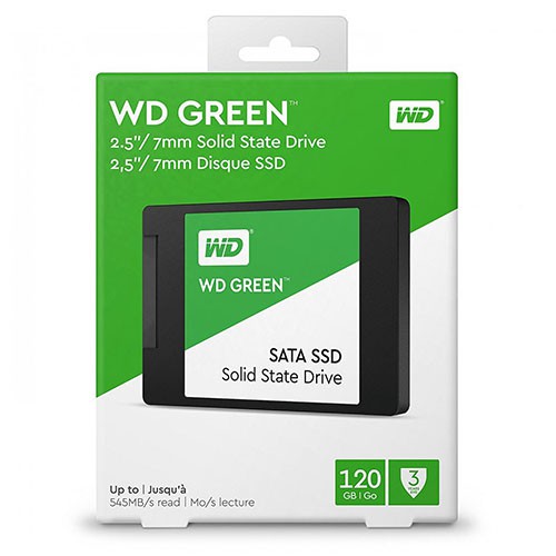 Ổ cứng SSD Western Green 120GB 2.5" SATA III