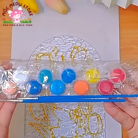 ĐÈN NGỦ thủ công- Đèn ngủ họa tiết tự vẽ tự thiết kế, Đèn ngủ tự lắp ráp, Đèn ngủ DIY, Đèn ngủ Handmade Mốc Meow🍄 | BigBuy360 - bigbuy360.vn