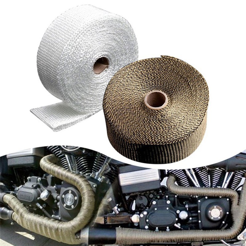 Cuộn dây quấn cách nhiệt cho ống xả khí xe máy 19 inch 5m