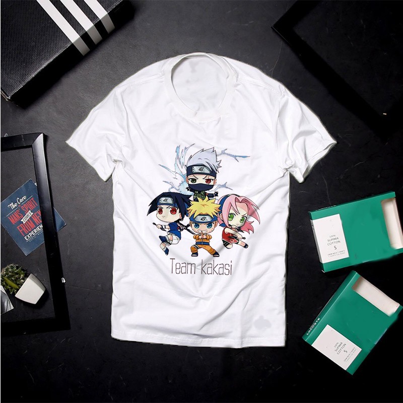 Áo thun Cotton Unisex Naruto team 7