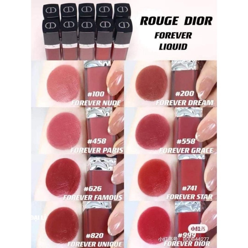 [Màu mới] Son kem lì DIOR's Rouge Dior Forever Liquid Lipstick