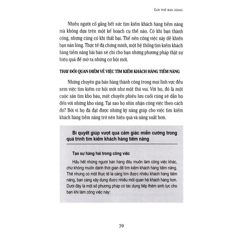 Sách First News - Lợi Thế Bán Hàng