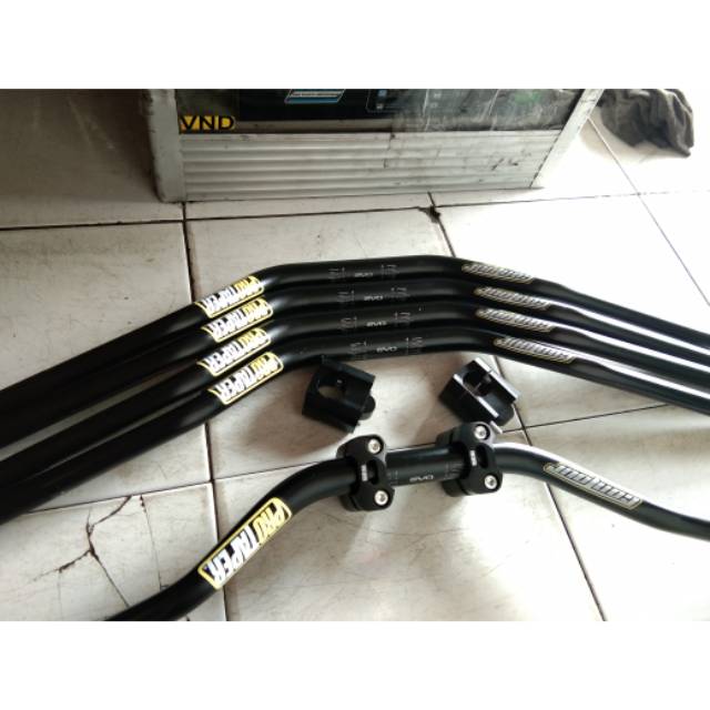 Tay Cầm Xe Đạp Evo High Plus Protaper Fatbar Màu Đen