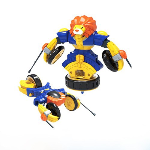Con quay Võ thần Giáp Sĩ cỡ lớn - Gụ quay võ thần Beyblade - Con quay biến hình - Robot biến hình