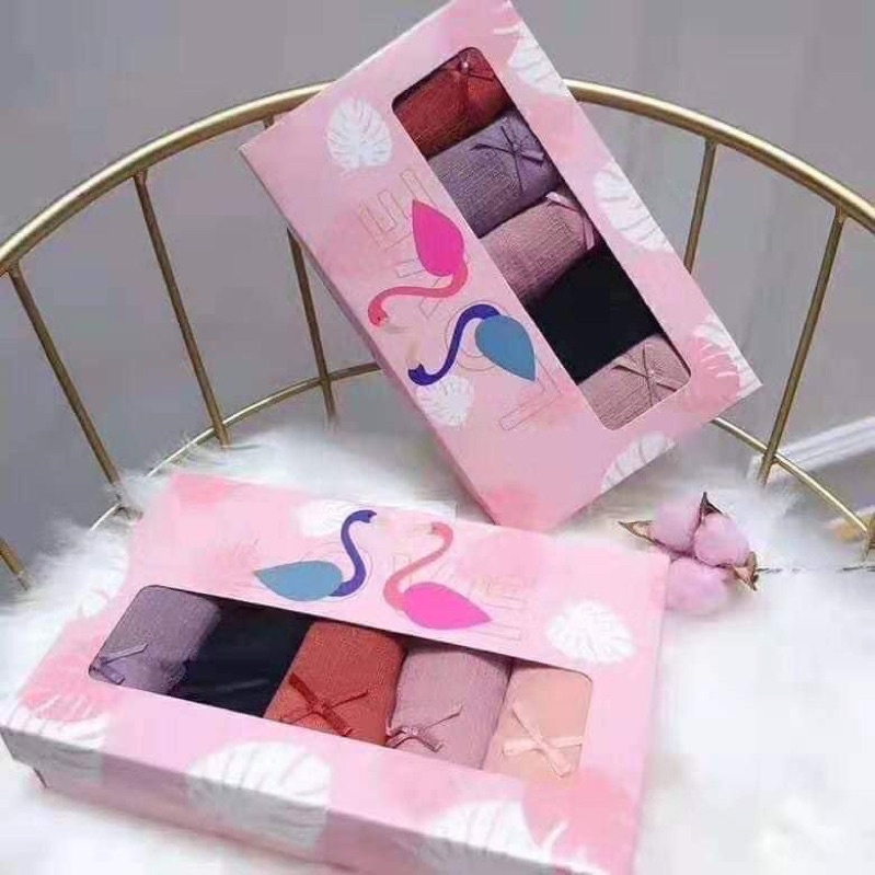 Hộp 5 Quần Lót Nữ Thiên Nga Siêu Đẹp Thấm Hút Mồ Hôi Tốt