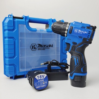 Máy khoan pin Masaki 18V lõi đồng không chổi than