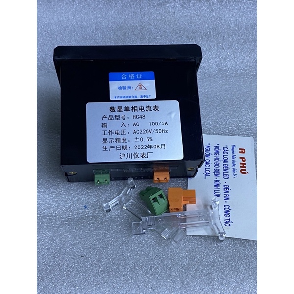 Đồng hồ báo ampe kế mã HC-48 50A/100A