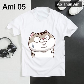 ⚡️FREESHIP⚡️Áo Thun Mèo Ami Bụng Bự 2