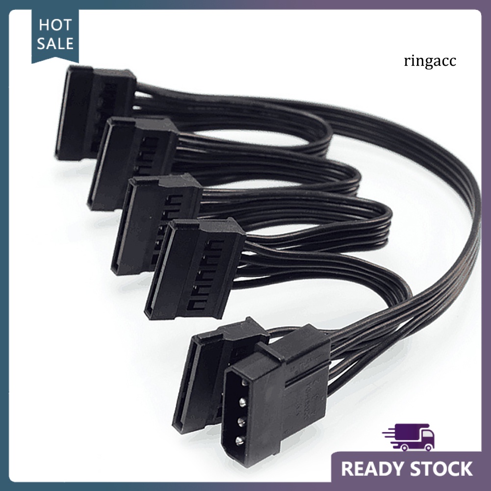 Dây Cáp Chia Nguồn Ổ Cứng 4pin 1 Sang 5 Ide Sata 15pin Cho Pc | BigBuy360 - bigbuy360.vn