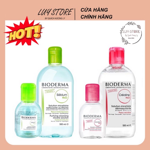 Nước tẩy trang Bioderma làm sạch dịu nhẹ 500ml, tẩy trang Bioderma cho mọi loại da | BigBuy360 - bigbuy360.vn