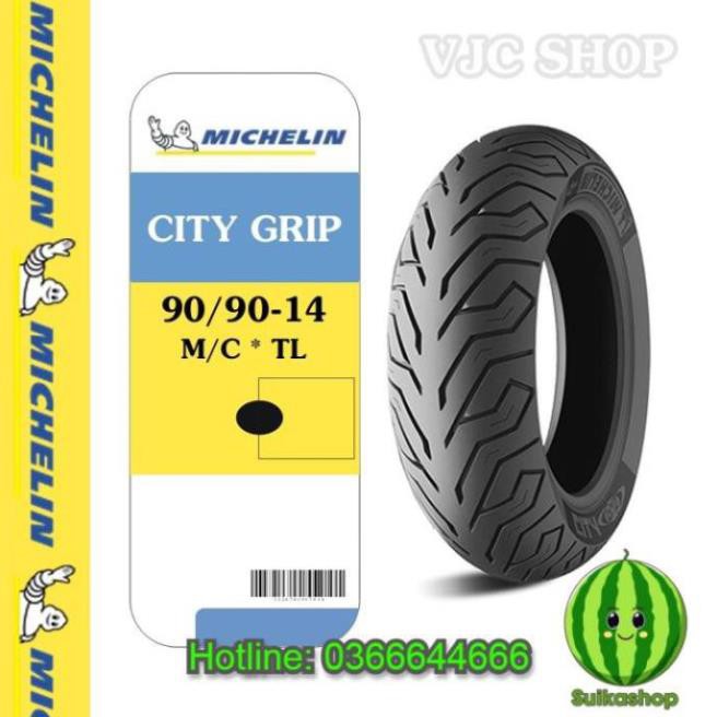 Lốp xe máy Michelin 90/90-14 City Grip hàng Châu Âu