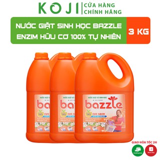 Nước giặt xả sinh học Bazzle Hàn Quốc hương nước hoa Đam Mê sạch hơn sạch nhanh hơn dịu nhẹ với cả bé yêu
