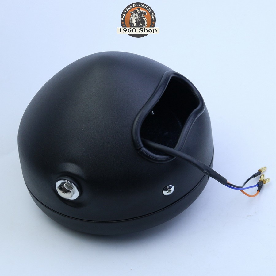 Bộ đèn pha led xe máy 4 bi siêu sáng🏍🛵bộ 2 pat gắn đèn pha 🏍🛵thép sơn tĩnh điện và xi inox dáng classic