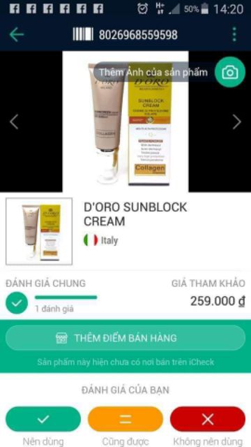 Kem chống nắng doro