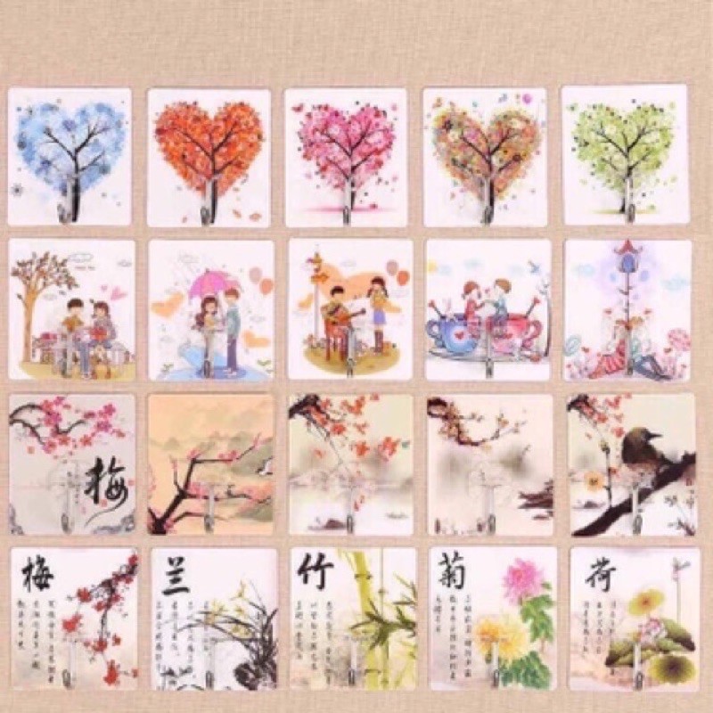 MÓC TREO ĐỒ DÁN 3D