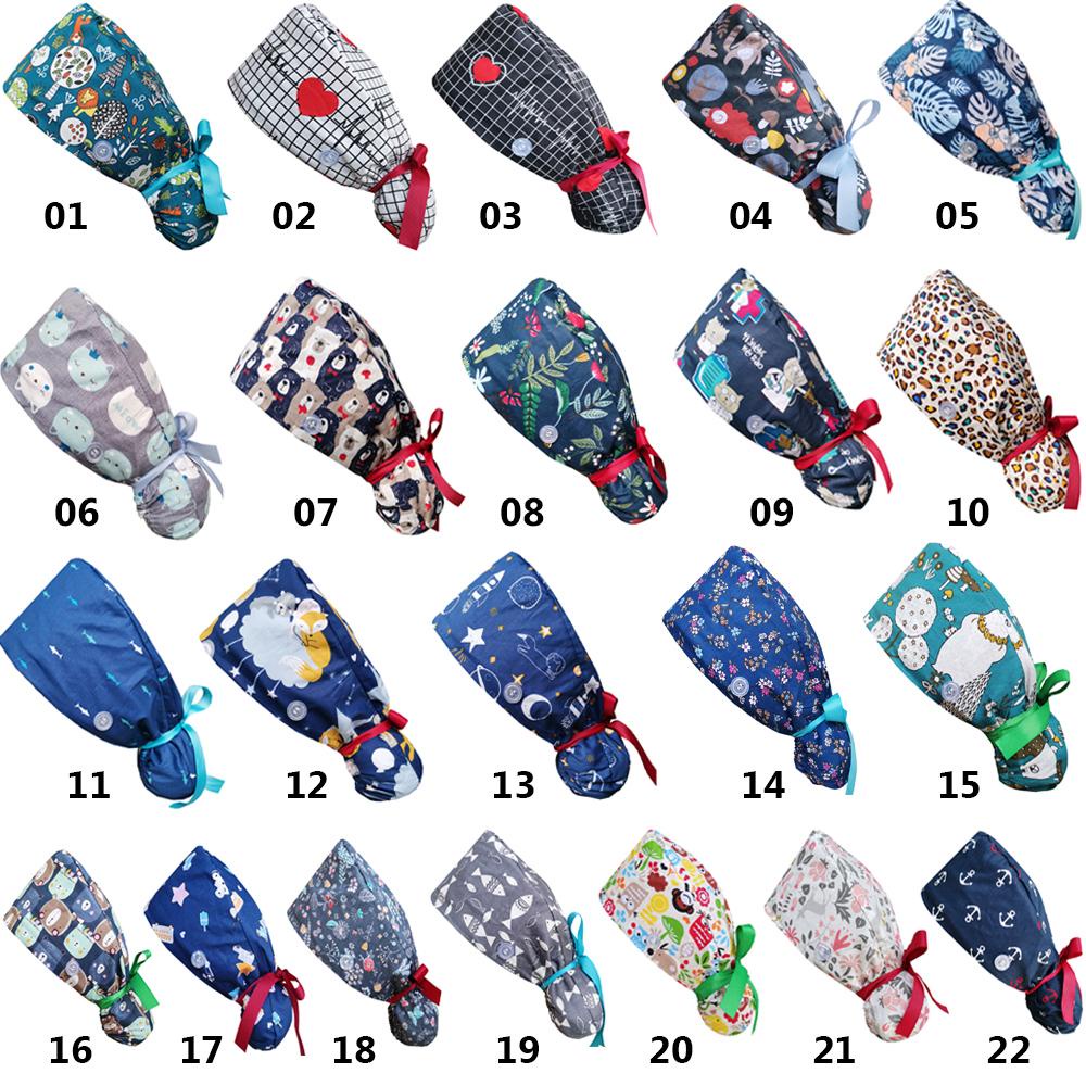Mũ Trùm Đầu Vải Cotton Có Thể Điều Chỉnh Kích Cỡ Tiện Dụng