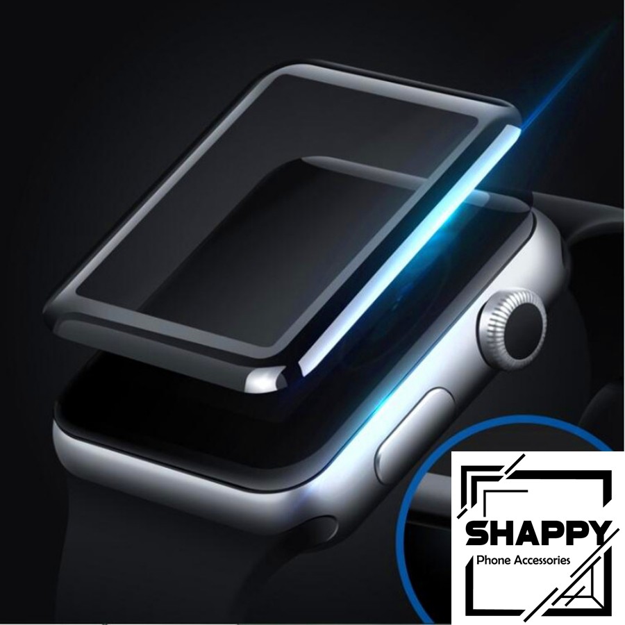 Cường Lực Apple Watch Nano Dẻo Bóng Full Màn Series 1/2/3/4/5/6 Full Size 38/40/42/44MM [Shappy Shop]