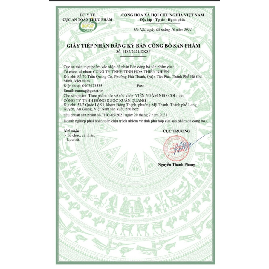 Viên ngậm giảm đau rát cổ họng NEO - COL : NO SUGAR -100% tinh dầu thiên nhiên