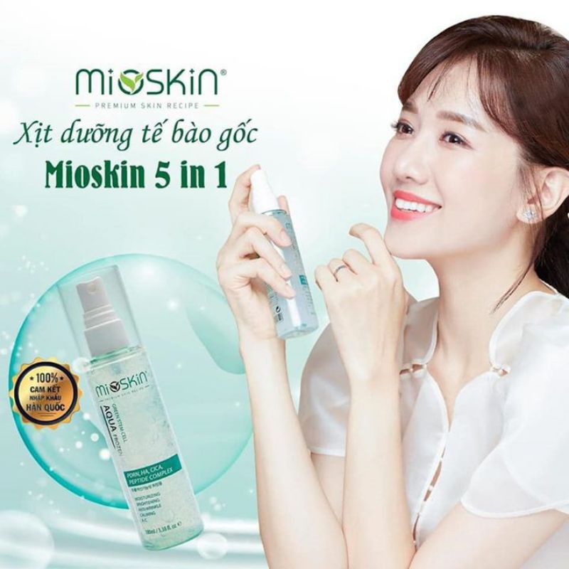 [CHÍNH HÃNG] Xịt dưỡng tế bào gốc 5in1 Mioskin - Bảo vệ da hoàn hảo