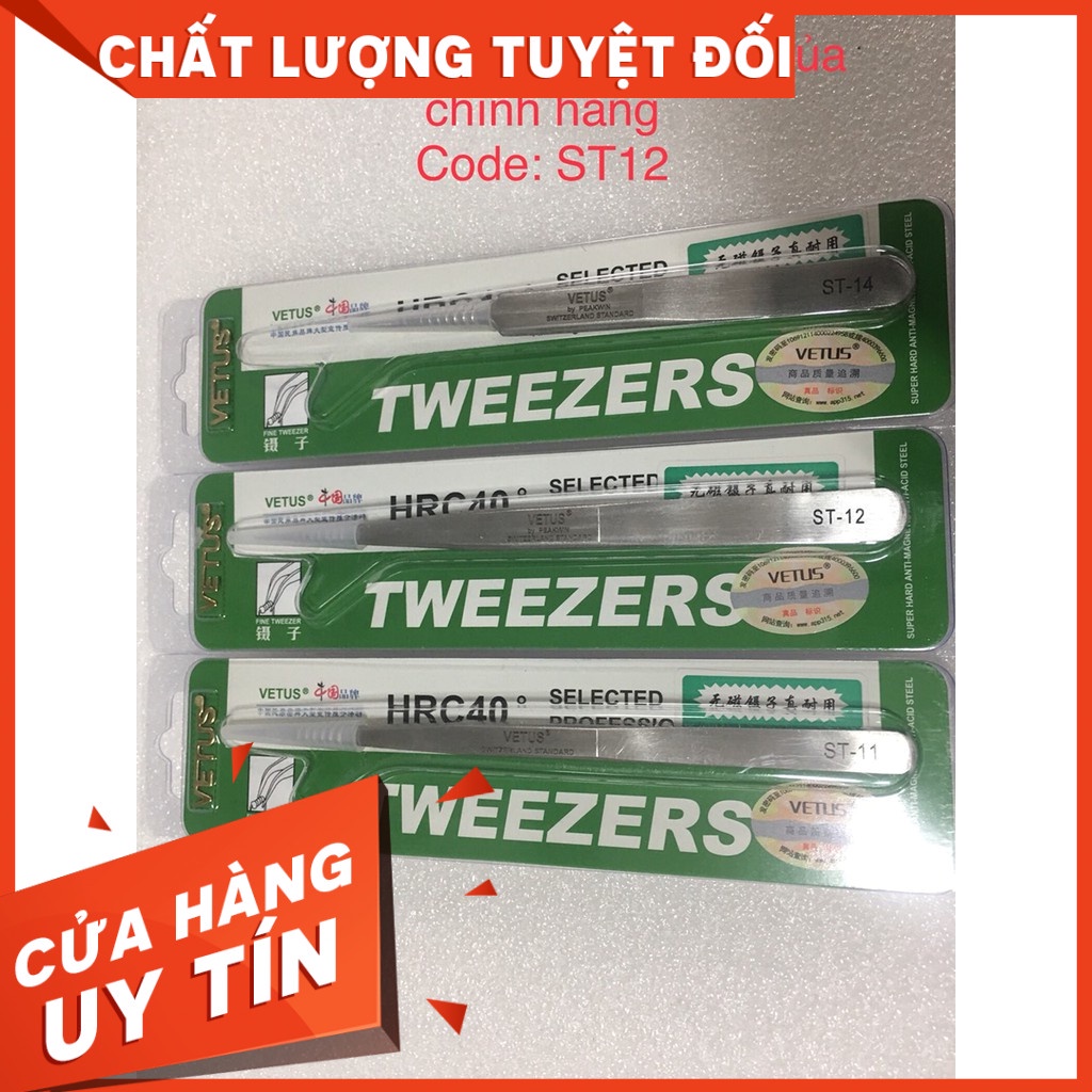 (Hỏa Tốc) Nhíp nhặt lông yến chuyên dụng Inox cao cấp ST12 và ST15 siêu nhọn siêu bền