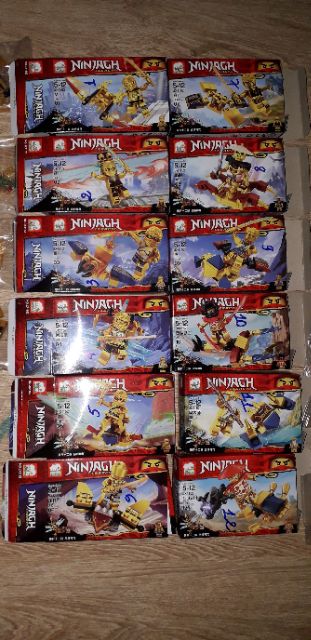 Lắp ráp 1 hộp NLego Ninjago Rồng Vàng 1152 có nhiều chi tiết rất đẹp