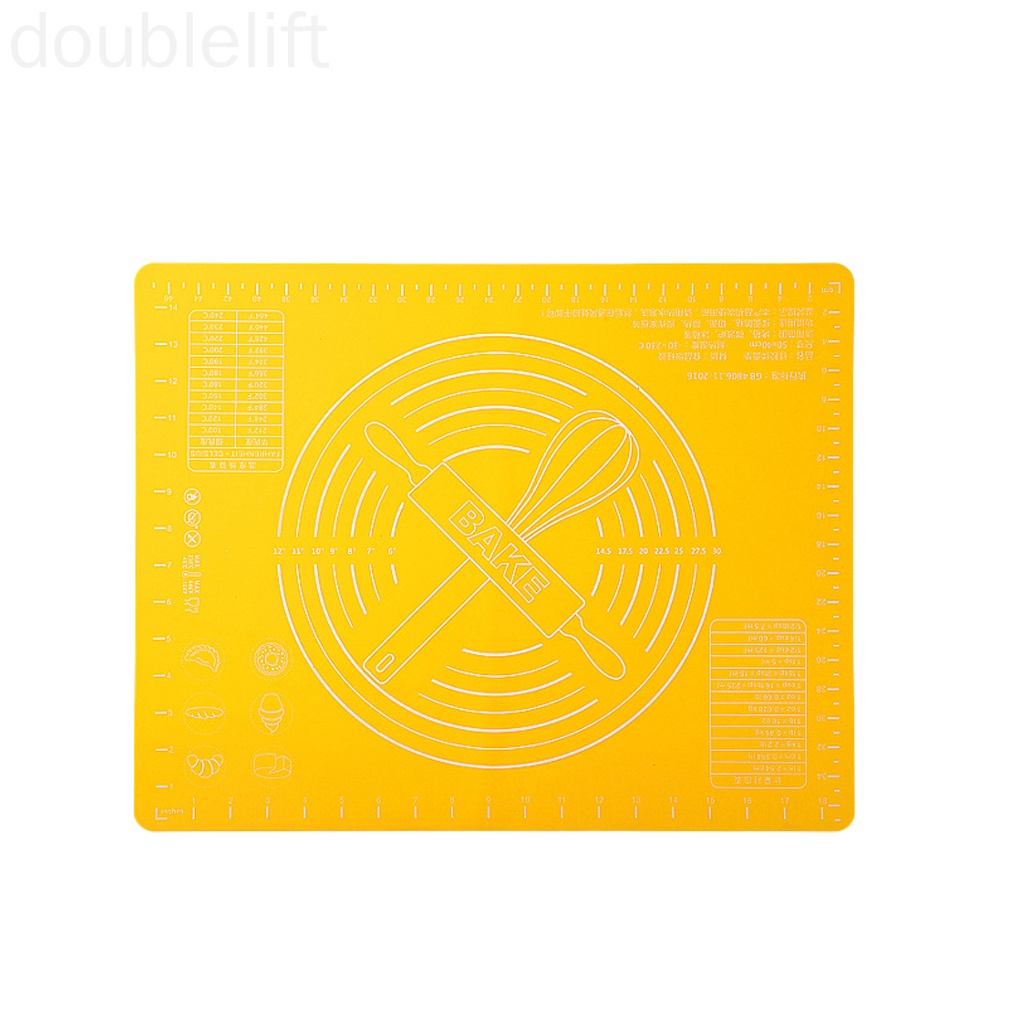 Thảm silicon mềm để nhào bột làm bánh chống dính gấp gọn được tiện lợi