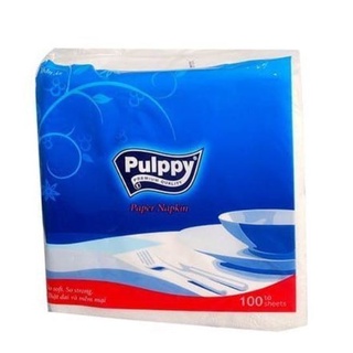 KHĂN GIẤY VUÔNG PULPPY 100 TỜ
