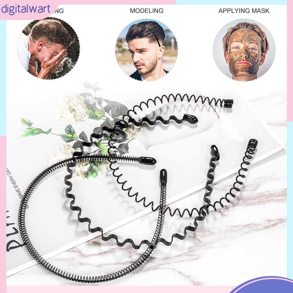 Cài Tóc Kim Loại Gợn Sóng Cho Nam