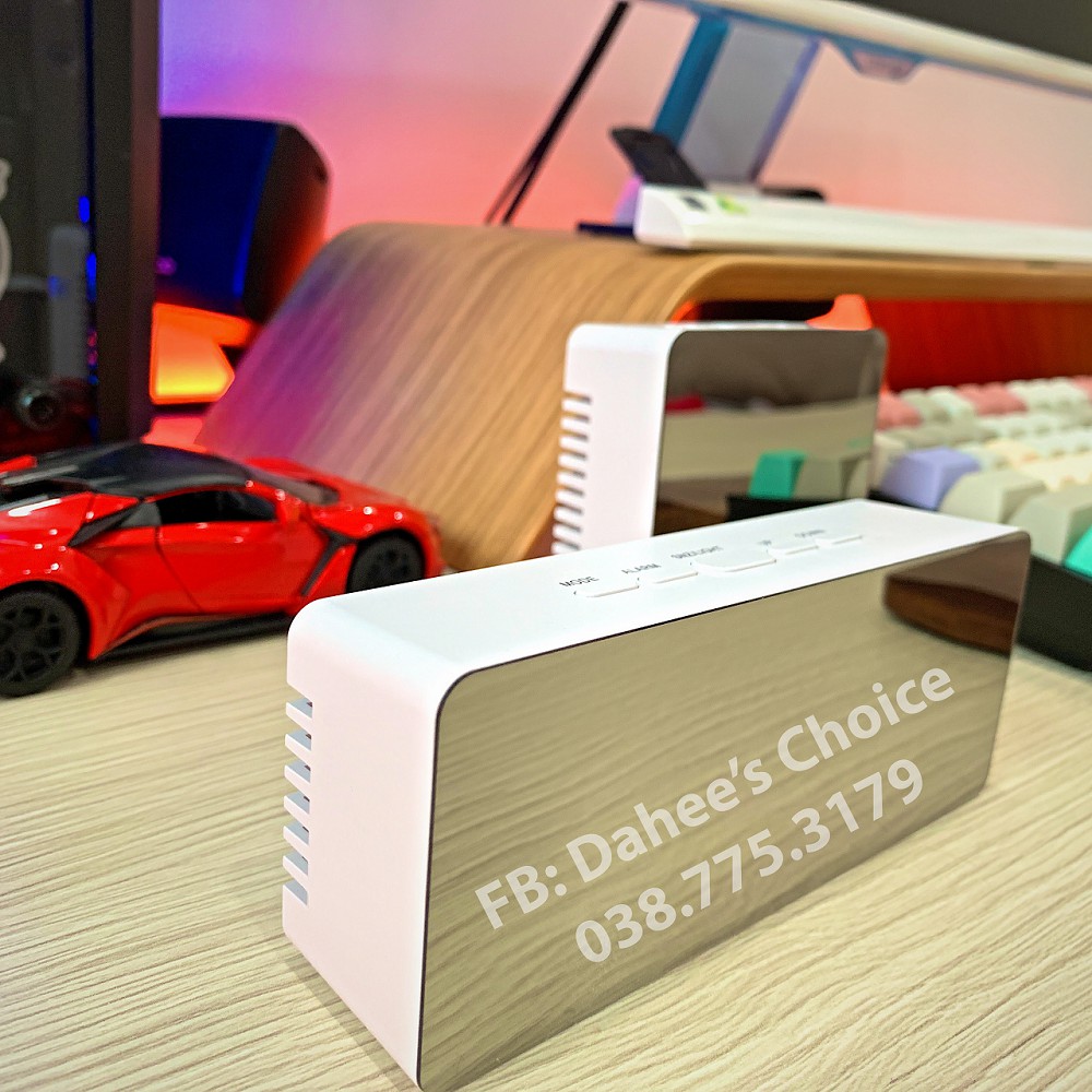 Đồng hồ LED gương giá rẻ trang trí bàn làm việc giá rẻ
