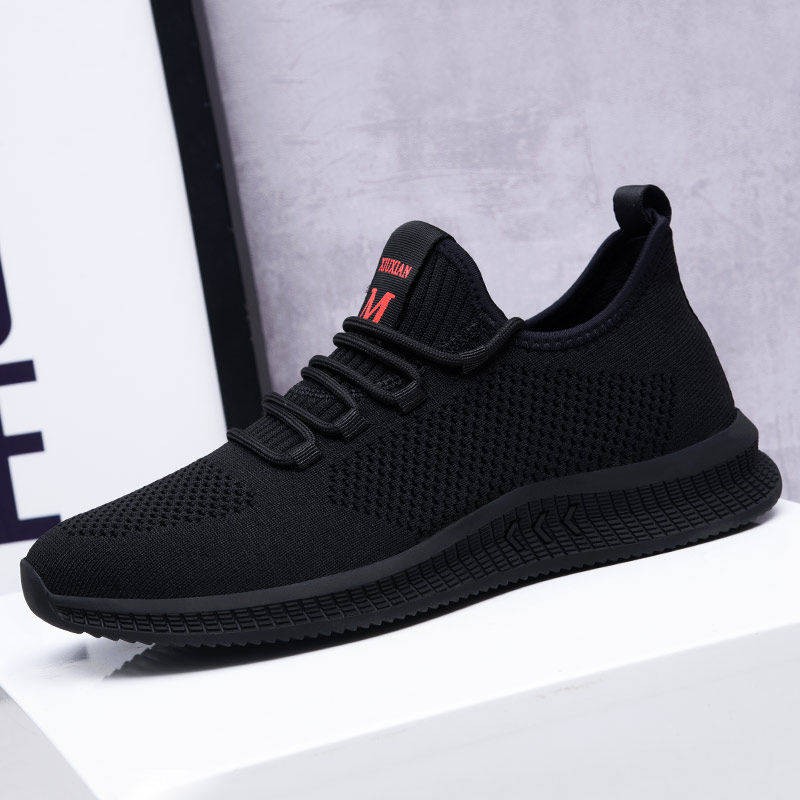 Giày thể thao thời trang phối lưới đế mềm không mùi hôi phong cách mùa thu 2020 cá tính cho nam | BigBuy360 - bigbuy360.vn