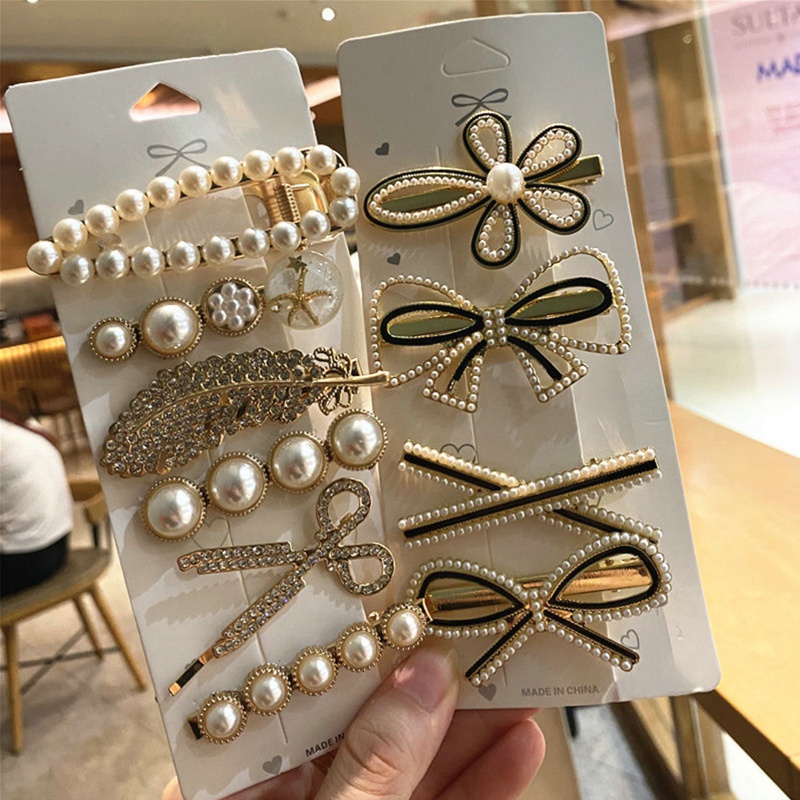 Set 5 Kẹp Tóc Nữ Đính Ngọc Thời Trang dreamdiary