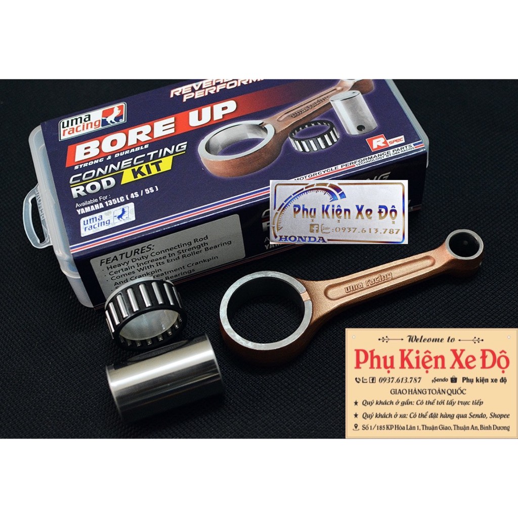 TAY DÊN UMA RACING CHO EXCITER 135/150