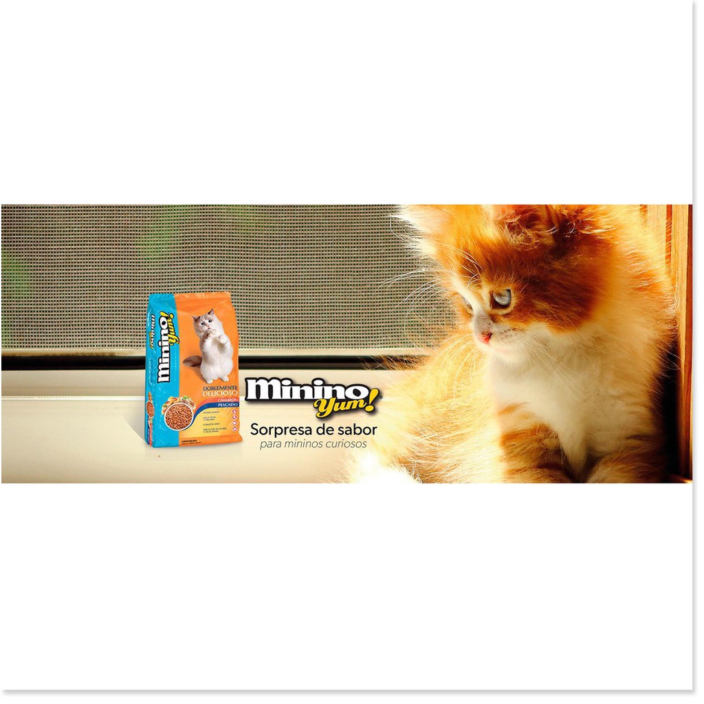 HN-(Gói 1,5kg) MININO YUM (Blisk mới) Thức ăn viên cao cấp cho mèo, dùng cho mèo mọi lứa tuổi (hanpet 208)