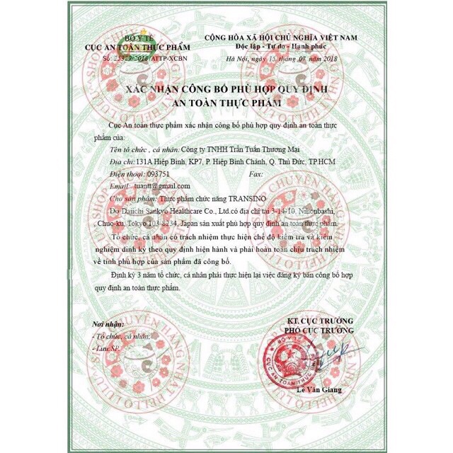 [Mã FMCGSALE giảm 5% đơn 250K] (Bill) Trị nám tàn nhang Transino 240v Nhật bản | Thế Giới Skin Care