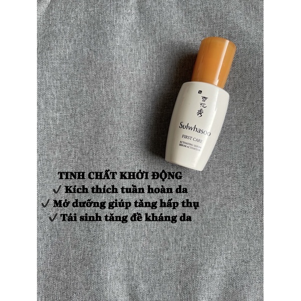 Tinh chất khởi động first care sulwhasoo 8ml