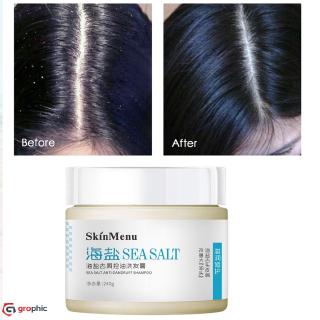 Kem gội muối biển trị gàu kiềm dầu cho da đầu hiệu quả