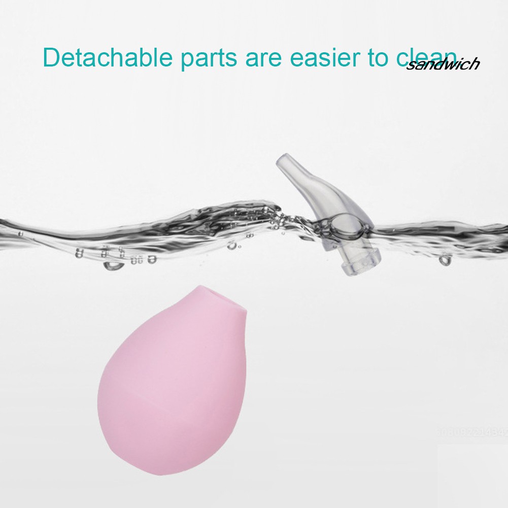 Máy hút vệ sinh mũi thủ công hình giọt nước mềm mại dành cho trẻ em