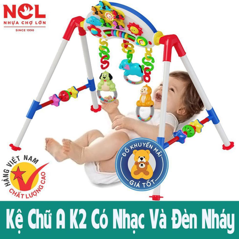 2 chiêc Kệ chữ a k2 bb9 cho bé sơ sinh vận động có nhạc, đèn nhựa Chợ Lớn ltn56