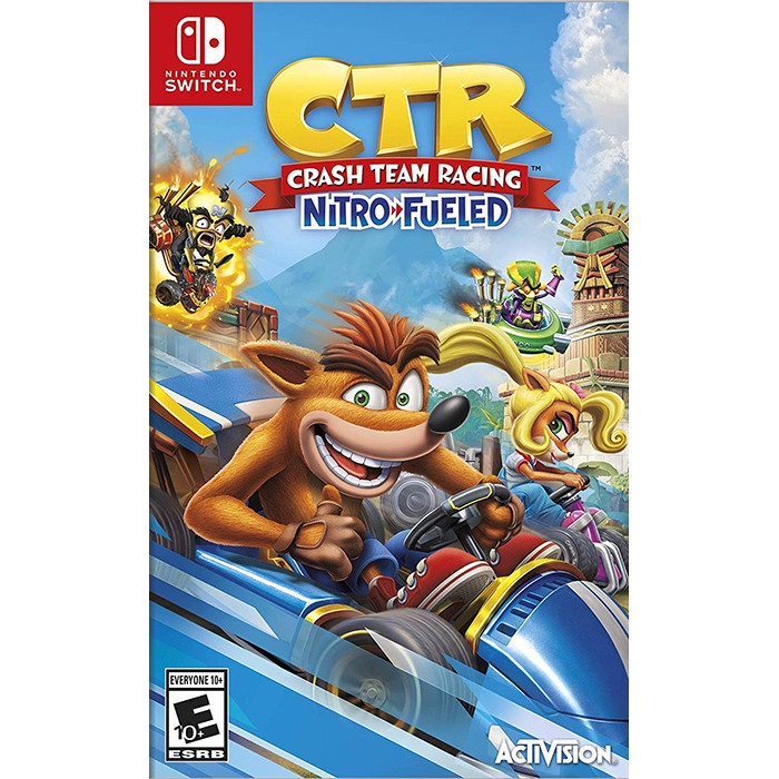 Băng Game Nintendo Switch - Crash Team Racing: Nitro-Fueled (Nguyên Seal) Hệ US