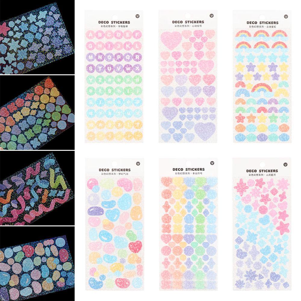 MAG Sticker Dán Trang Trí Nhật Ký DIY Nhiều Màu Sắc